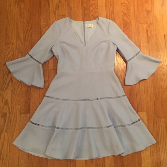 ๐ซSOLD๐ซ NWOT Eliza J Baby Blue Bell Flare Dress - Picture 4 of 7